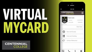 Centennial Colleges New Virtual myCard [upl. by Anined899]