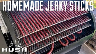 HOW TO MAKE VENISON SNACK STICKS  DEER JERKY RECIPE [upl. by Ikila396]