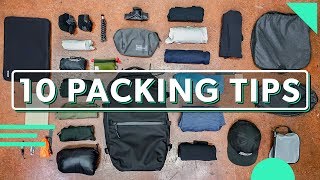 10 Minimalist Packing Tips For Your Next Trip amp How To Pack Better For Travel [upl. by Nnairol142]