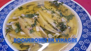 Como Hacer Boquerones en Vinagre [upl. by Zehcnas]