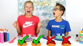 DONT PRESS THE WRONG BUTTON SLIME CHALLENGE [upl. by Jarita]