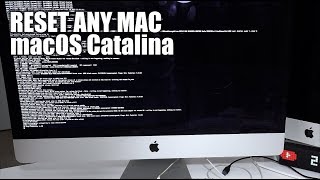 How to Erase amp Reset any Mac to Factory Settings ║ macOS Catalina [upl. by Ydoj]