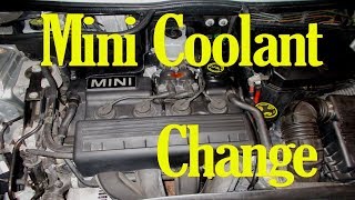 How to change the coolant on a Mini [upl. by Anauqed]