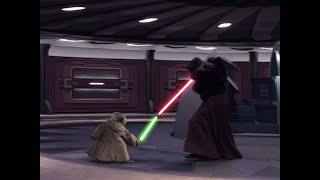 Star Wars Episode III  Revenge of the Sith  Yoda VS Palpatine Darth Sidious  4K ULTRA HD [upl. by Ydisahc809]