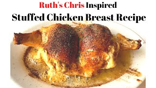 Ruths Chris Inspired Stuffed Chicken Recipe Video  Living With Foxx [upl. by Abrahamsen186]