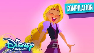 Tangleds Best Songs 🎶  Compilation  Rapunzels Tangled Adventure  Disney Channel [upl. by Reichert]