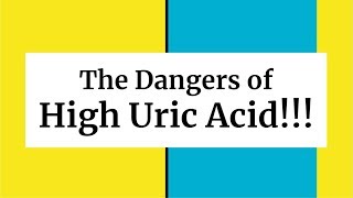 Dangers of high uric acid [upl. by Ettezzus]