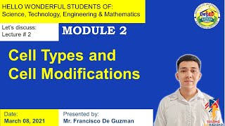 GENERAL BIOLOGY 1 Cell Types and Cell Modifications [upl. by Aaberg]