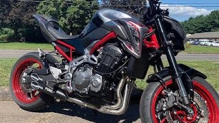 2020 Ultimate exhaust sound for kawasaki z900 dynamic akrapovic sc project ixil RIDEMOTO [upl. by Leiad]