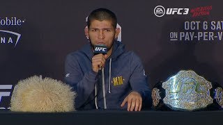 UFC 229 Postfight Press Conference [upl. by Eibor]