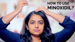 How To Use Minoxidil  Hair Regrowth  Skin Diaries [upl. by Yttiy329]