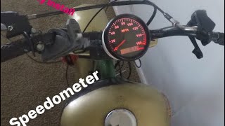 How to installed a speedometer on your mini bike [upl. by Llejk]