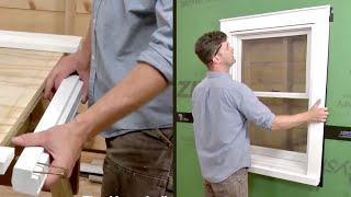 How to Install Exterior Window Trim [upl. by Arahsat]