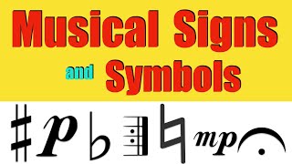 Musical Signs and Symbols [upl. by Yelsha302]