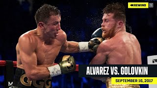 FULL FIGHT  Canelo Alvarez vs Gennadiy quotGGGquot Golovkin DAZN REWIND [upl. by Rebmeced]