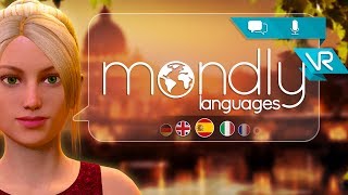 Learn Languages in Virtual Reality with Mondly VR [upl. by Atinrehs363]