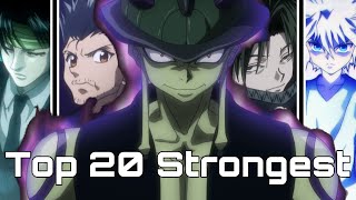 Hunter X Hunters Strongest Characters Ranked [upl. by Faustine639]