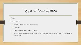 Constipation Not Just Prune Juice and Colace [upl. by Saeger940]