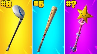 30 BEST TRYHARD Fortnite Pickaxes [upl. by Katonah148]