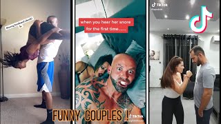 Funny Couples Moments on TikTok  TRY NOT TO LAUGH [upl. by Kaslik266]