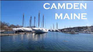 4K UltraHD Camden Maine Virtual Walking Tour [upl. by Ailedamla667]