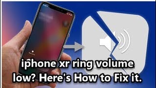 iPhone XR Ringer Too Low Learn how to fix it [upl. by Elise215]