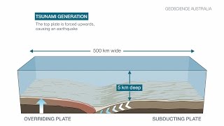 Tsunami caused by earthquakes [upl. by Ahsaya]