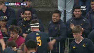 Secondary Schools Rugby Auckland Grammar v Kings College Full Game 2021 [upl. by Ilana]