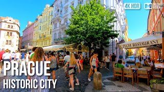 Prague Historic City  🇨🇿 Czech Republic 4K HDR Walking Tour [upl. by Harbot]