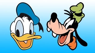 Disney and friends cartoons  Donald Mickey Pluto Goofy [upl. by Elayne]