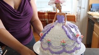 How To Make A Barbie Cake  Cake Decorating [upl. by Ferdy605]