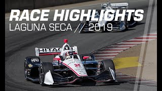 2019 IndyCar Laguna Seca Race Highlights [upl. by Jeane]