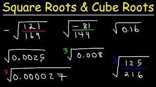 Square Roots and Cube Roots [upl. by Yrakcaz]