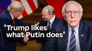 Bernie Sanders on Trump’s alignment with Russia [upl. by Atinid]