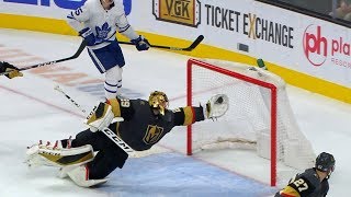 Fleury robs Leafs with saveoftheyear candidate [upl. by Eindys]