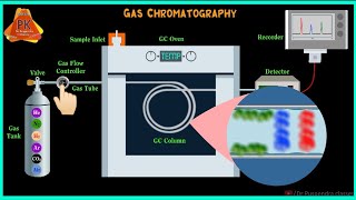 Gas Chromatography  GC Instrumentation  Gas Chromatography Animation  GC [upl. by Mariam]