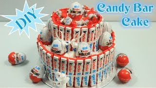 Candy Bar Cake  quotTortequot aus Schokoriegeln amp Süßigkeiten [upl. by Isidor]