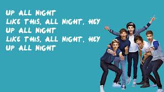 Up All Night  One Direction Lyrics [upl. by Ecylahs]