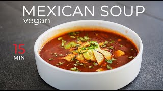 QUICK  EASY TEXMEX Mexican Style Soup Recipe [upl. by Weingarten]