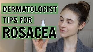 DERMATOLOGIST TIPS FOR ROSACEA SKIN CARE PRODUCTS DR DRAY [upl. by Jobi803]