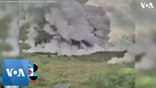 Timelapse Footage of Eruption From Inside Taal Volcano [upl. by Rikahs326]