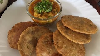 Bedai poori recipe halvai jaisi bedai poori  how to make bedai poori by cooking with girija [upl. by Elletsirhc27]