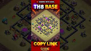 Unbeaten TH8 War Base Design [upl. by Baryram878]