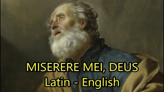 Miserere Mei Deus  Allegri  English translation [upl. by Nymrak]