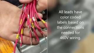 How to Wire an Elektrim 12Lead motor for 460V 60Hz [upl. by Samp]