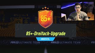 meine zwei 3x 85 PACKS 😱 85 Triple Upgrade Pack FIFA 22 [upl. by Annovad]