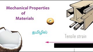 Mechanical properties in Tamil  Yield Strength Toughness Ductility Brittleness in Tamil  Tensile [upl. by Ellenuahs]