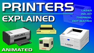 Printers Explained  Laser Inkjet Thermal amp Dot Matrix [upl. by Palecek]