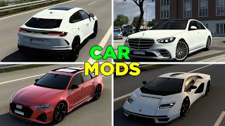 14 Car Mods for ETS2 [upl. by Nosittam]