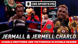 Charlo brothers fight recaps Jermell and Jermall succeed in first PPV main events  CBS Sports HQ [upl. by Ominoreg]